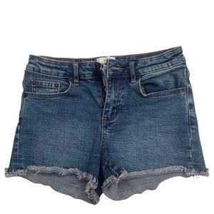 Obey denim cut off shorts